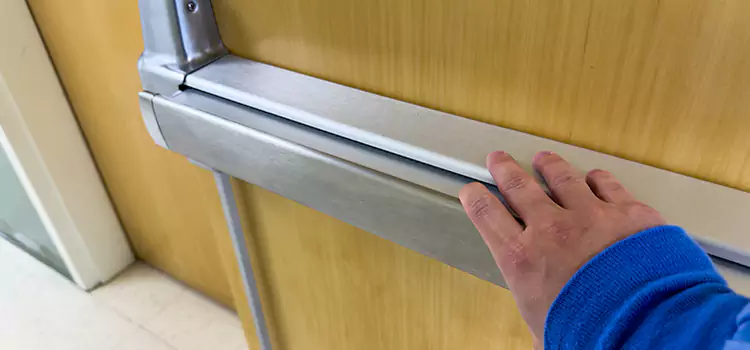 Installing a Push Bar on a Door La Puente